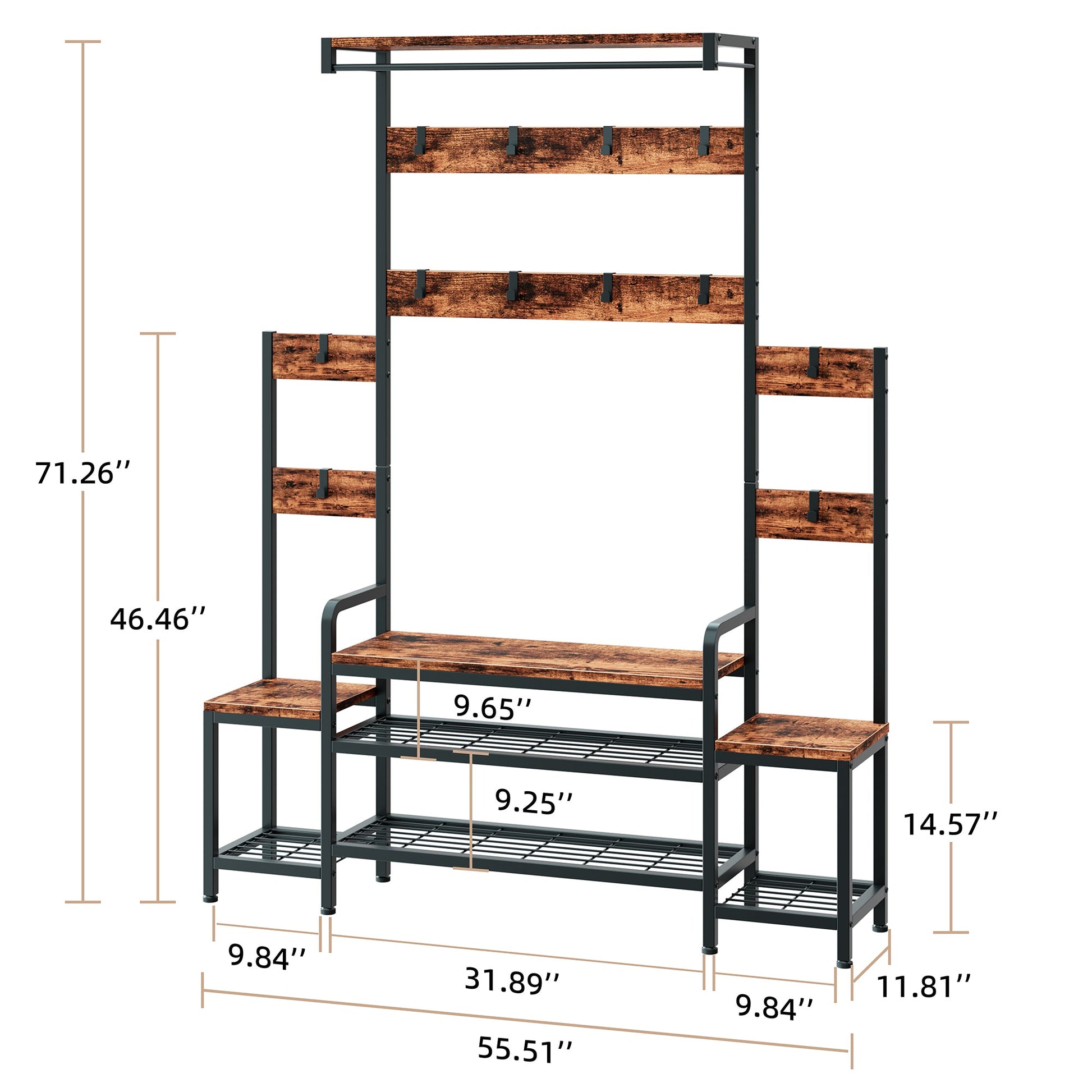 sobaniilowholesale Bakers Rack for Kitchen with Power Outlet (7436202508464)