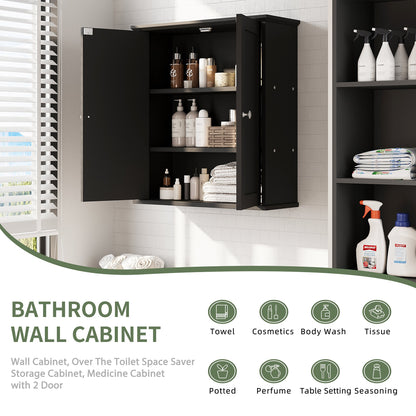 sobaniilo wholesale Bathroom Wall Cabinet with 2 Door & Shelves