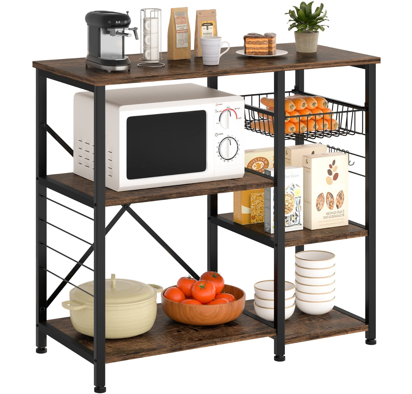 sobaniilowholesale Kitchen Bakers Rack , Coffee Bar Table 4Tiers¡ꡧClearance¡ê? (7664699441328)