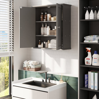 sobaniilo wholesale Bathroom Wall Cabinet with 2 Door & Shelves