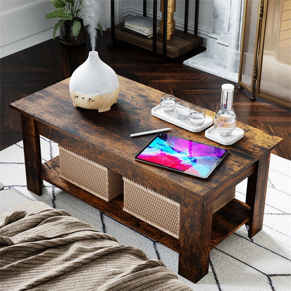 sobaniilowholesale Livingroom Lift Top Coffee Table #color_brown