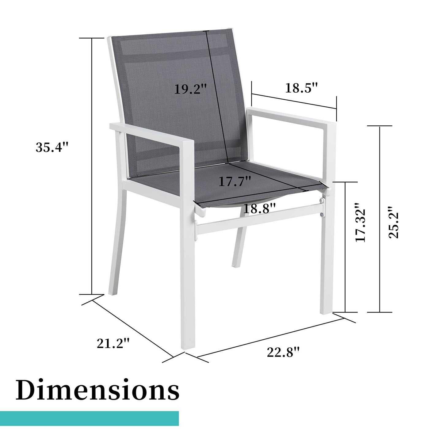 sobaniilowholesale Patio Furniture 2 Pieces Outdoor Texilene Chair Sets