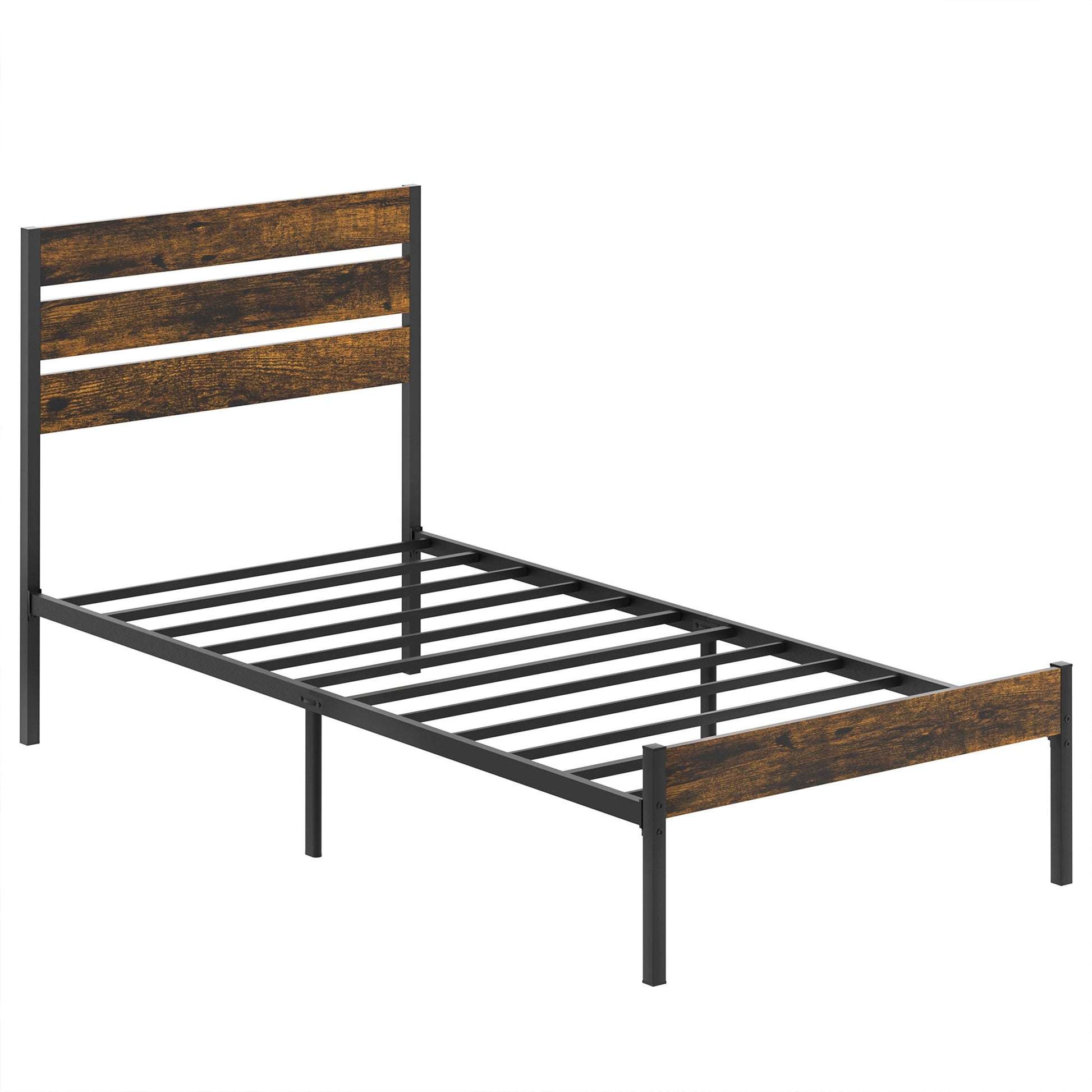 sobaniilowholesale Twin Size Heavy Duty Twin Size Bed Frame with Headboard and Footboard