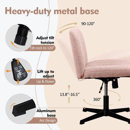 sobaniilowholesale Cross Legged Office Chair Armless Wide Chair Cross Legged Office Chair Computer Chair (7562952802480)