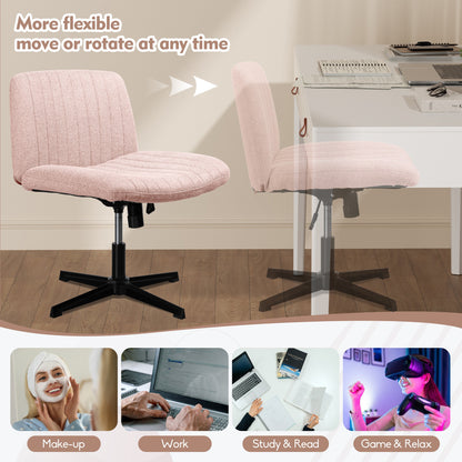 sobaniilowholesale Cross Legged Office Chair Armless Wide Chair Cross Legged Office Chair Computer Chair (7562952802480)