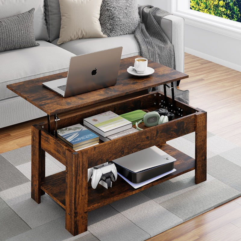 sobaniilowholesale Livingroom Lift Top Coffee Table #color_brown