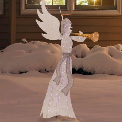 sobaniilowholesale Christmas Standing Angel 3D Extra Large Light Holiday Display Family Set (7729628446896)