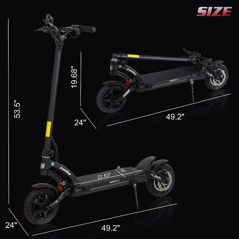 Kaabo Mantis 10 Electric Scooter Aluminum Alloy Forging 30MPH