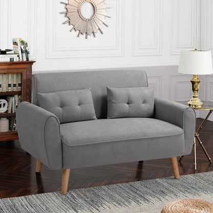 Livingroom sofa set sobaniilowholesale 2-seat 47'' Small Modern Love Seat Sofa  #color_light-grey