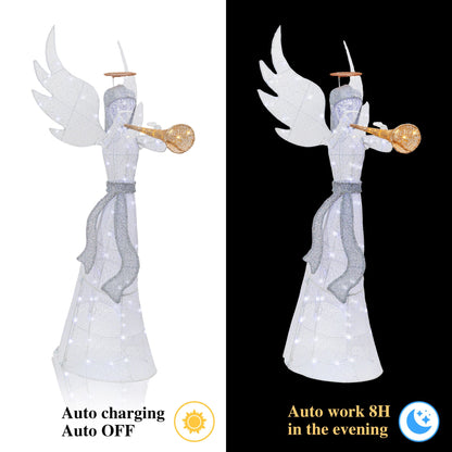 sobaniilowholesale Christmas Standing Angel 3D Extra Large Light Holiday Display Family Set (7729628446896)