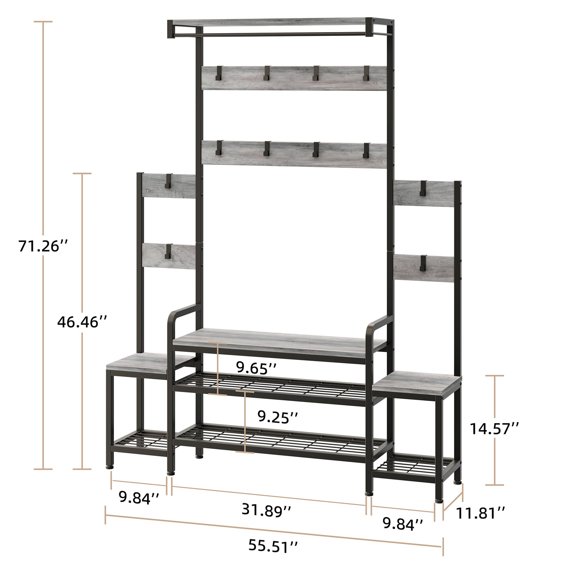 sobaniilowholesale Bakers Rack for Kitchen with Power Outlet (7436202508464)