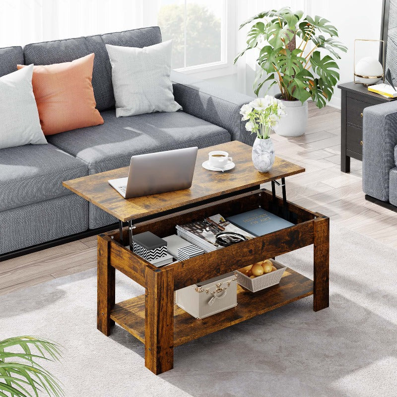 sobaniilowholesale Livingroom Lift Top Coffee Table #color_brown