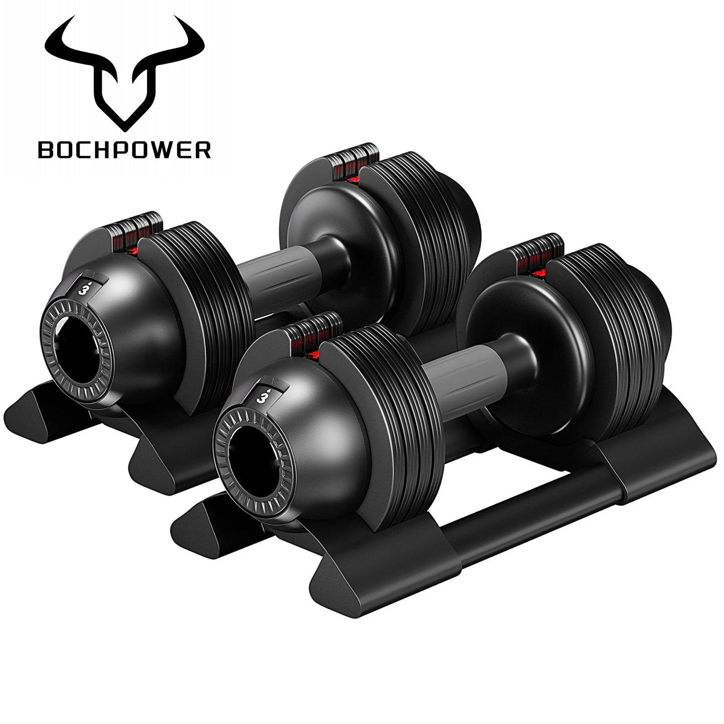 BOCHPOWER Altler Adjustable Dumbbell - Available in 25lb