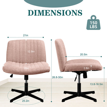 sobaniilowholesale Cross Legged Office Chair Armless Wide Chair Cross Legged Office Chair Computer Chair (7562952802480)