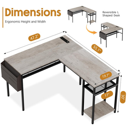 sobaniilo wholesale 50'' L Shaped Gaming Desks