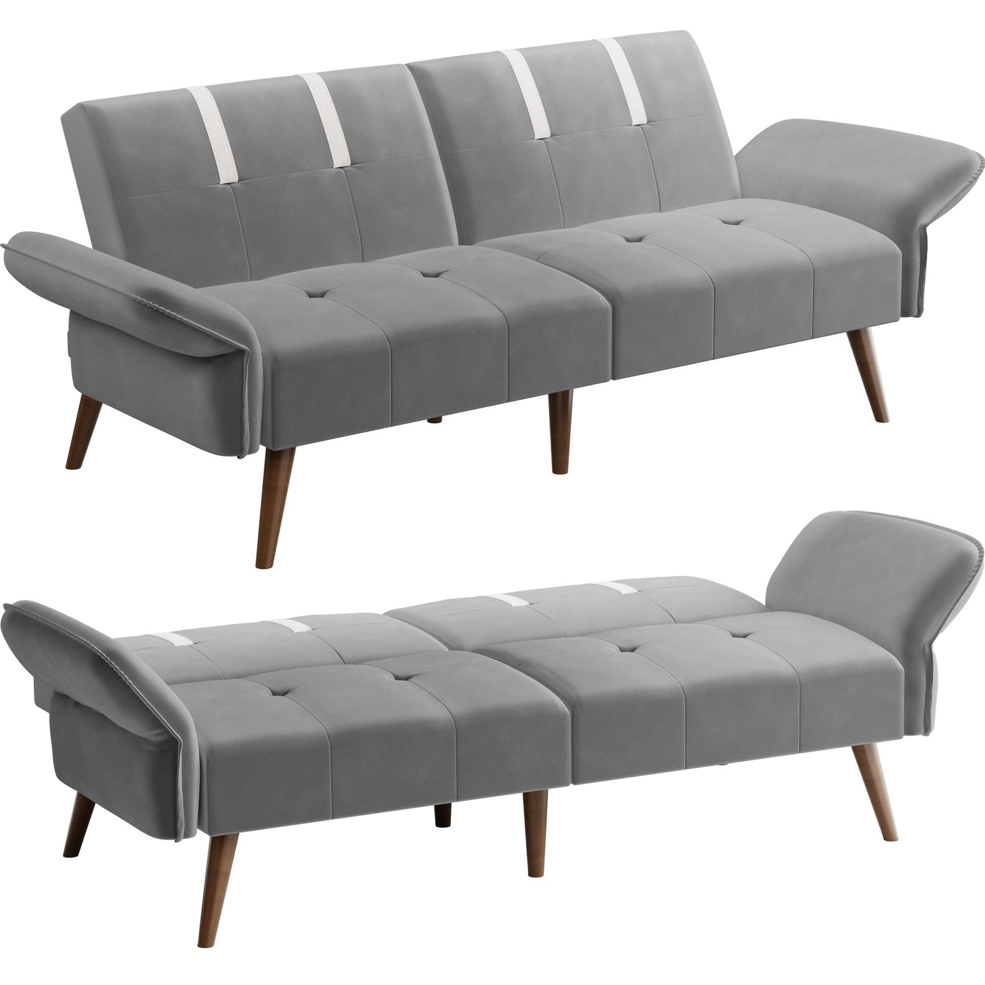 sobaniilowholesale Velvet Loveseat Sofa Couch Sofa cama for Apartments (7346697994416)