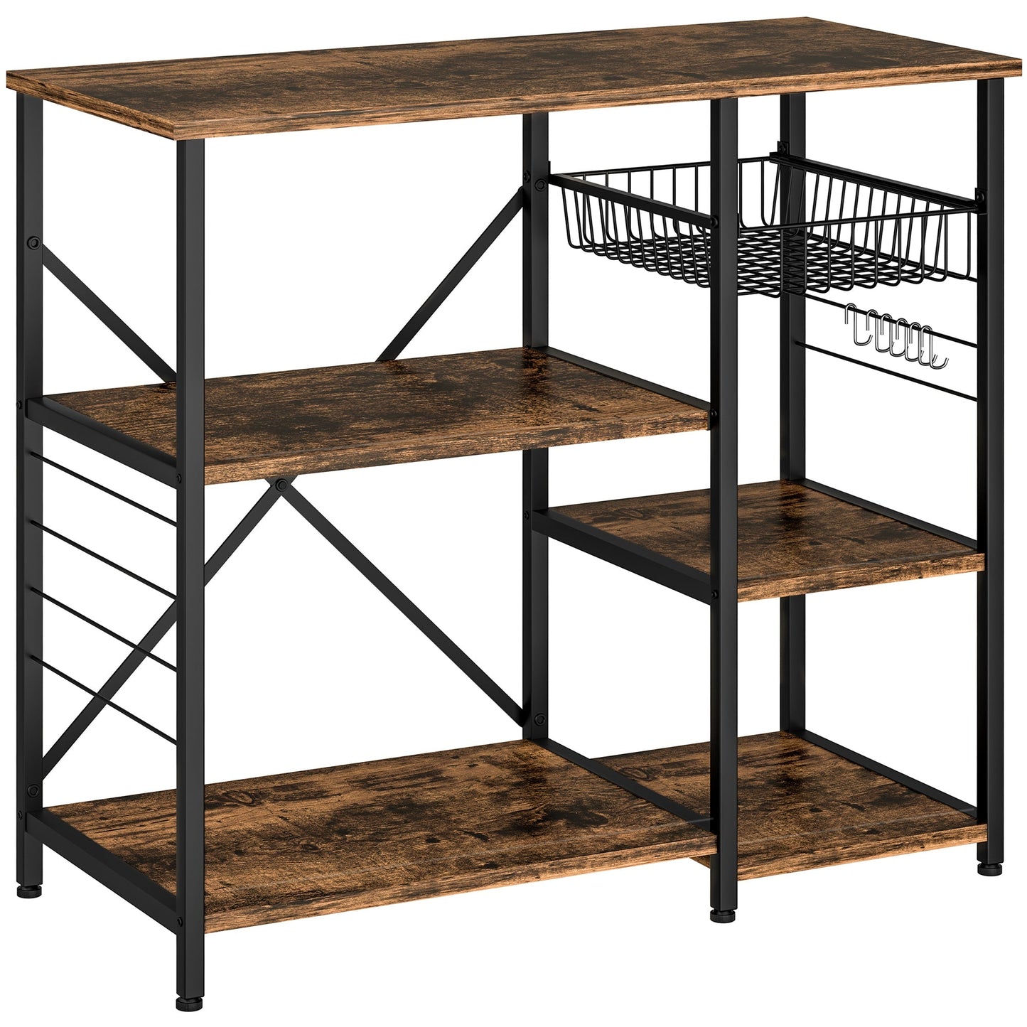 sobaniilowholesale Kitchen Bakers Rack , Coffee Bar Table 4Tiers¡ꡧClearance¡ê? (7664699441328)