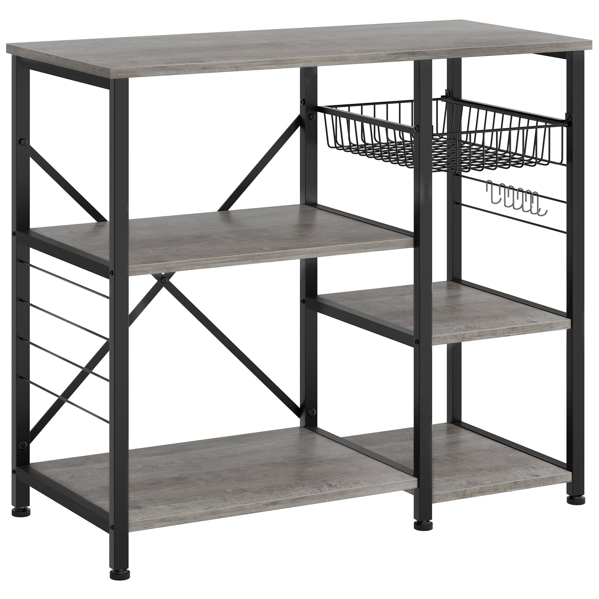 sobaniilowholesale Kitchen Bakers Rack , Coffee Bar Table 4Tiers¡ꡧClearance¡ê? (7664699441328)