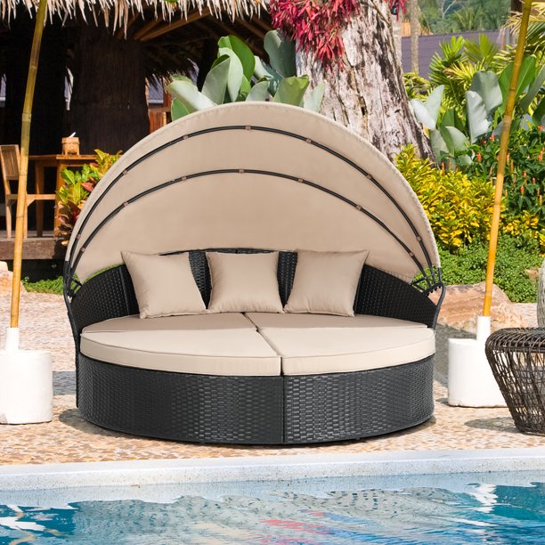 sobaniilowholesale High Configuration/Classic Garden Round Daybed