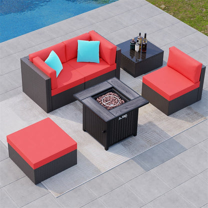 sobaniilowholesale 50,000 BTU Patio Metal Gas Square Fire Pit Table (7289552666800)